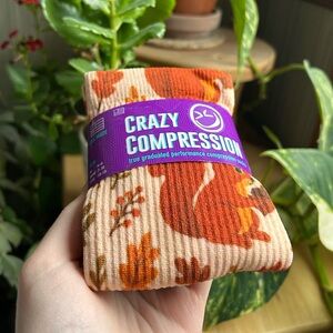 Compression Socks Squirrel Pattern
